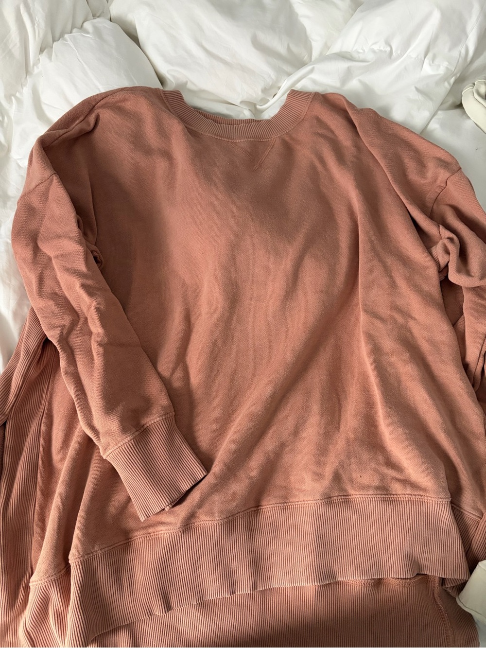 aerie Dusty Rose/Peach Crewneck Sweatshirt XXL